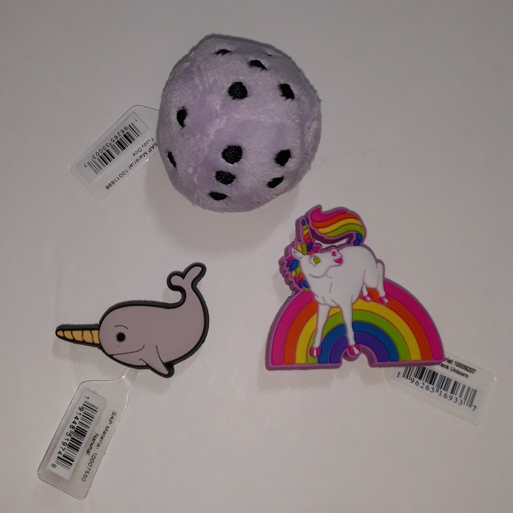 (New) Crocs Jibbitz (set of 3)